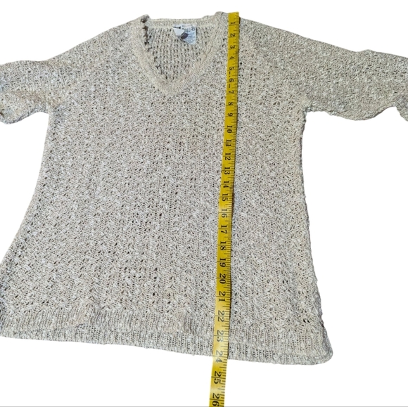 Vintage Pallas 2 Piece Set Women’s Small to Medium Hand knit Irish linen 70s L - Picture 6 of 9